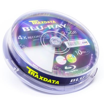 Obrázok: BD-R Blu-Ray Traxdata 25GB 4x cake*10