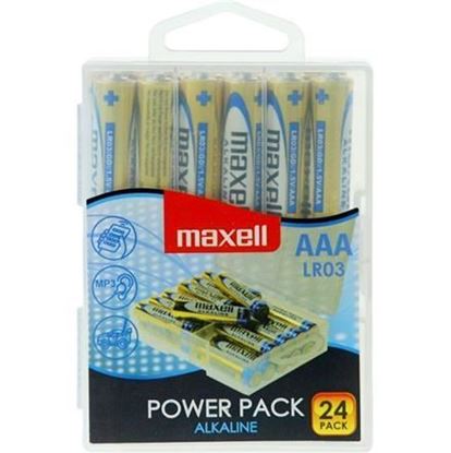 Obrázok: Maxell batéria Alkaline LR03/AAA power pack*24