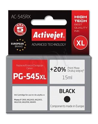 Obrázok: ActiveJet AC-545RX Canon PG-545Xl black