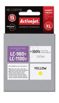 Obrázok: ActiveJet AB-1100YNX náhrada LC1100/LC980 yellow