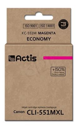 Obrázok: ACTIS KC-551M (Canon CLI-551M; Standard; 12 ml; magenta)