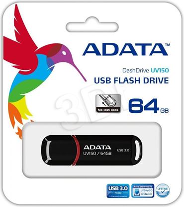 Obrázok: Adata 64GB USB 3.0 UV150 black