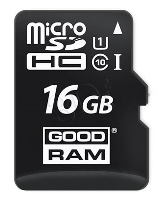 Obrázok: GoodRam micro SDHC 16GB class*10 + adaptér UHS-1