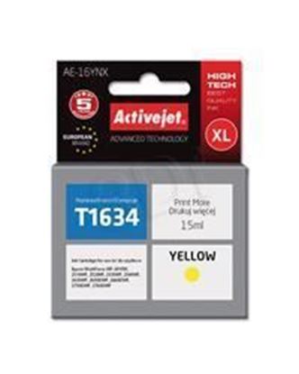 Obrázok: Activejet AE-16YNX ( Epson 16XL T1634; Supreme; 15 ml; yellow)