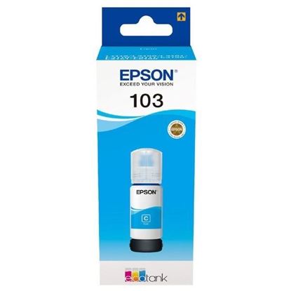 Obrázok: Epson eco TANK 103 Cyan-65ml l (7.500 str.) 