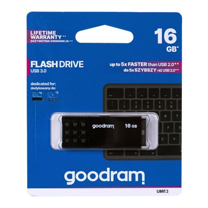 Obrázok: GoodRam UME3 16GB; USB 3.0; black