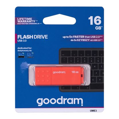 Obrázok: GoodRam UME3 UME3-0160O0R11 (16GB; USB 3.0; orange)