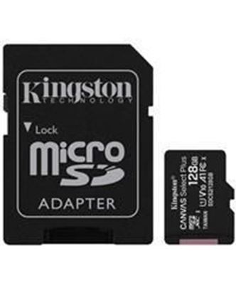 Obrázok: Kingston micro SDCS  CANVAS SELECT 128GB; Class 10, Class U1, V10; + adapter