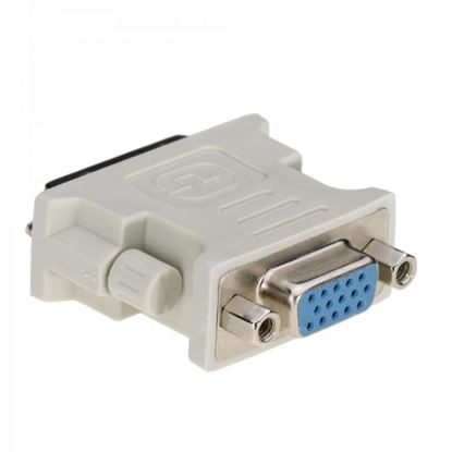 Obrázok: Adapter Akyga AK-AD-12 (DVI-I (Dual link) M - D-Sub (VGA) F; white