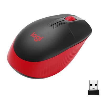 Obrázok: Myš bezkáblová LOGITECH M190 RED