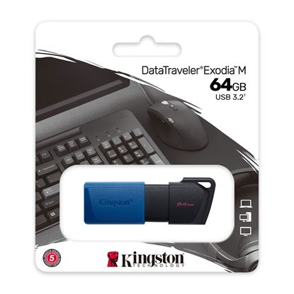 Obrázok: Kingston Exodia M  64GB USB3.2 blue