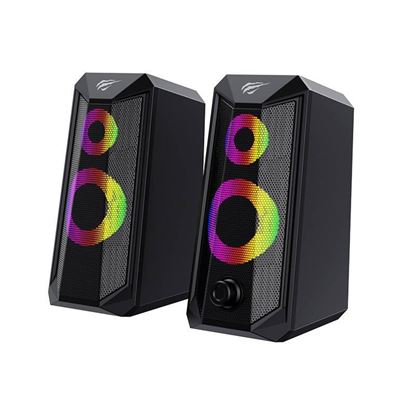 Obrázok: HAVIT SK202 Computer speakers 2.0 RGB (black)