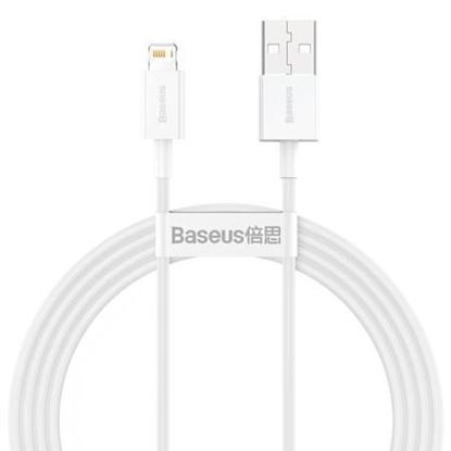 Obrázok: Baseus Superior Series Cable USB to Lightning 2.4A 1,5m (white)