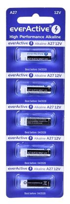 Obrázok: everActive batéria alkalická  27A 12V, BLISTER 5ks 27A5BL