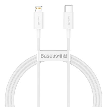 Obrázok: Baseus Superior Series Cable USB-C - Lightning, 20W, PD, 1m (white)