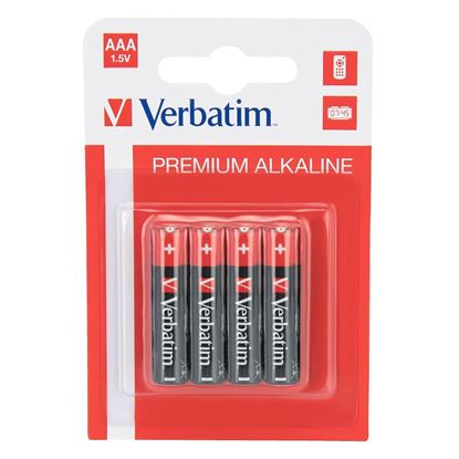 Obrázok: VERBATIM batéria Alkaline LR03/AAA 1,5V BLISTER*4ks