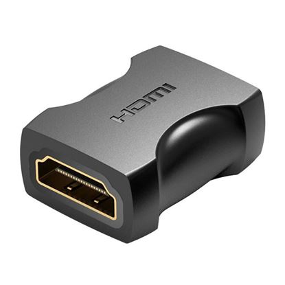 Obrázok: Adaptér Vention HDMI (samica) na HDMI (samica) AIRB0 4K, 60 Hz, (čierny)
