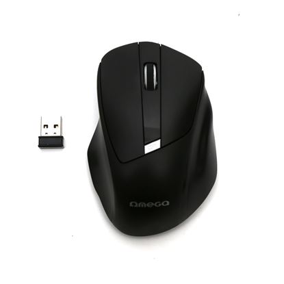 Obrázok: Myš bezkáblová Omega optická OM216 1000/1200/1600DPI 2,4GHz NANO USB Black