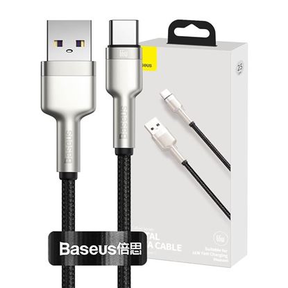 Obrázok: Baseus Cafule kábel USB - USB Type-C, 66 W, 0,25 m (čierny)