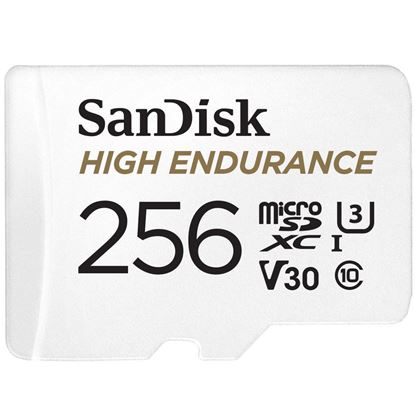 Obrázok: SanDisk High Endurance microSDXC 256GB V30 s adaptérom (rekordéry a monitorovanie)