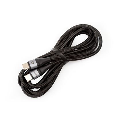 Obrázok: 	

PLATINET SMARTPHONE CABLE TYPE C TO TYPE C 2.1A 42W 2M  BLACK BRAIDED