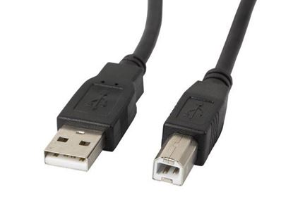 Obrázok: Lanberg kábel printer USB 2.0 5m bulk AM-BM