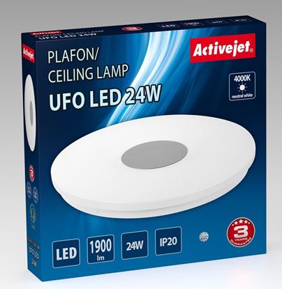 Obrázok: Moderné stropné LED svietidlo ActiveJet AJE-UFO 24W