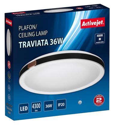 Obrázok: Stropné LED svietidlo Activejet AJE-TRAVIATA 36W
